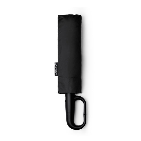 Stamina Parson RPET umbrella in black, ready for logo printing