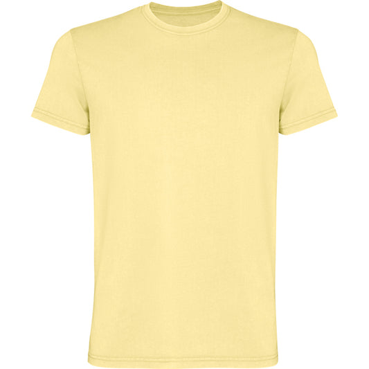 Roly Corgi men's T-shirt in sweet yellow wash, ready for logo printing or embroidery
