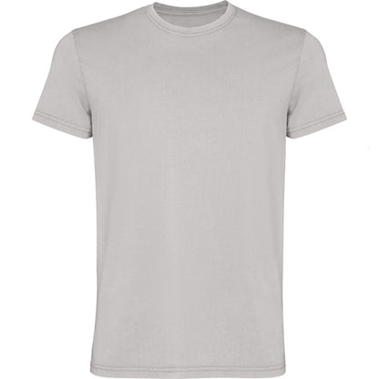 Roly Corgi men's T-shirt in stone grey wash, ready for logo printing or embroidery