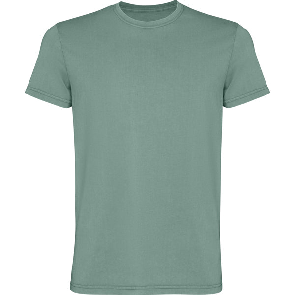 Roly Corgi men's T-shirt in duck green wash, ready for logo printing or embroidery