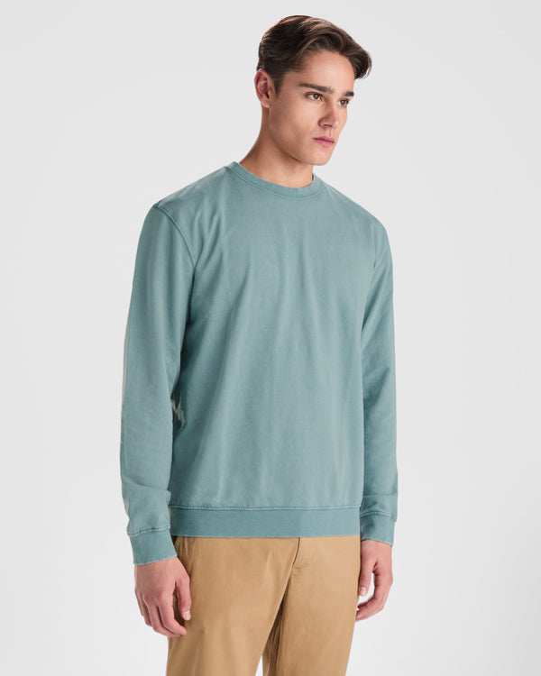 Roly Jaya unisex sweatshirt in sweet yellow wash, alternative view, ready for logo printing or embroidery