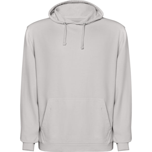 Roly Kenia unisex hoodie in stone grey wash, ready for logo printing or embroidery