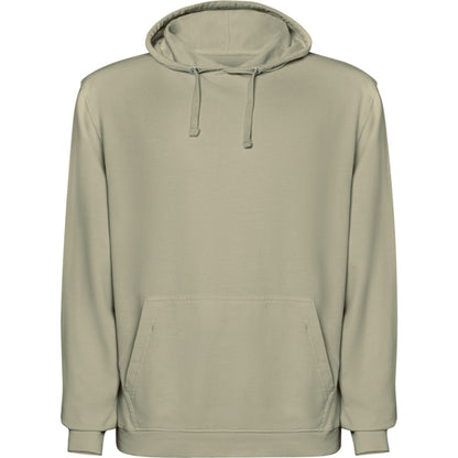 Roly Kenia unisex hoodie in light khaki wash, ready for logo printing or embroidery