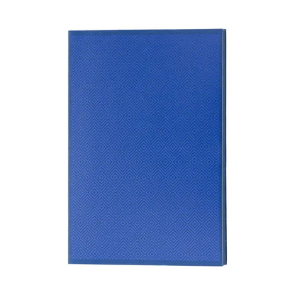 Cadence Kraft Paper Patterned Journal promotional notebook in navy blue printed with your company logo