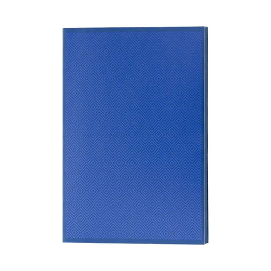 Cadence Kraft Paper Patterned Journal promotional notebook in navy blue printed with your company logo