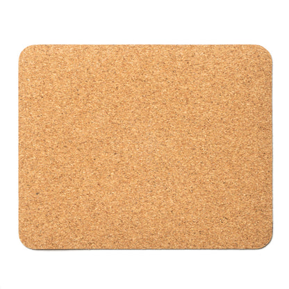 Stamina Lebak natural cork mouse pad in beige, ready for laser engraving