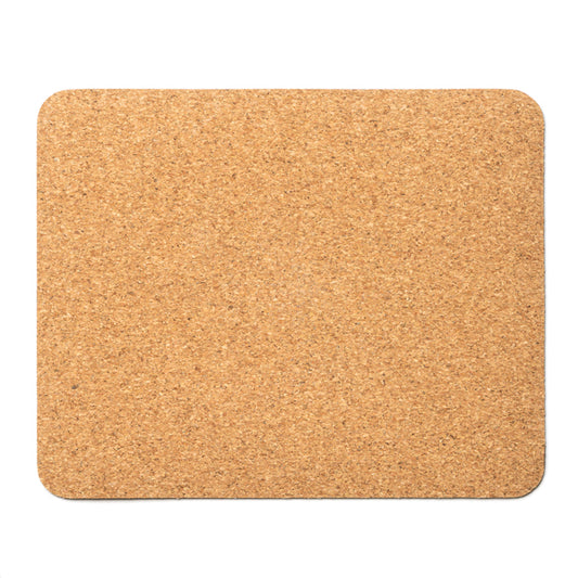 Stamina Lebak natural cork mouse pad in beige, ready for laser engraving