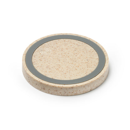 Stamina Vatox wheat fibre wireless charger, ready for logo printing
