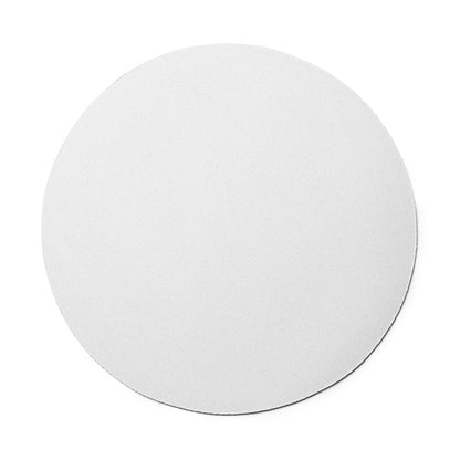 Stamina Yuba polyester mouse pad in white, ready for logo printing