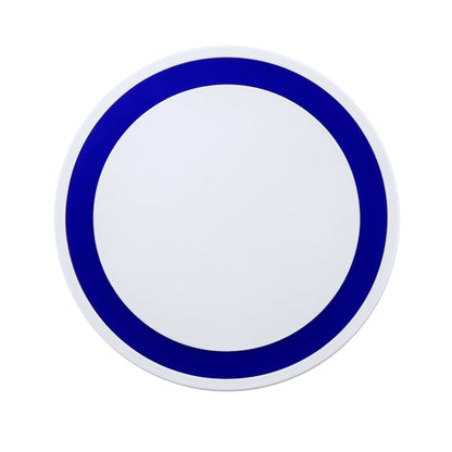 Stamina Lander aBS wireless charger in royal blue, ready for logo printing