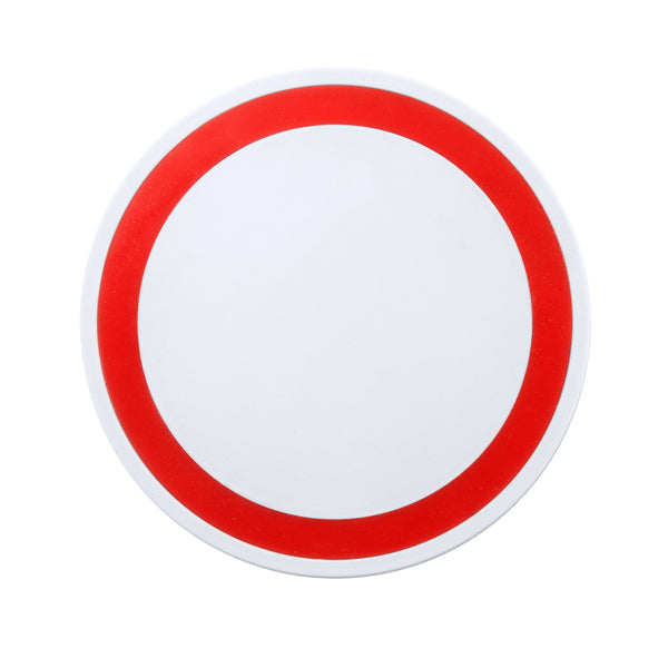 Stamina Lander aBS wireless charger in red, ready for logo printing
