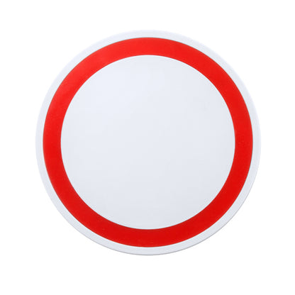 Stamina Lander aBS wireless charger in red, ready for logo printing
