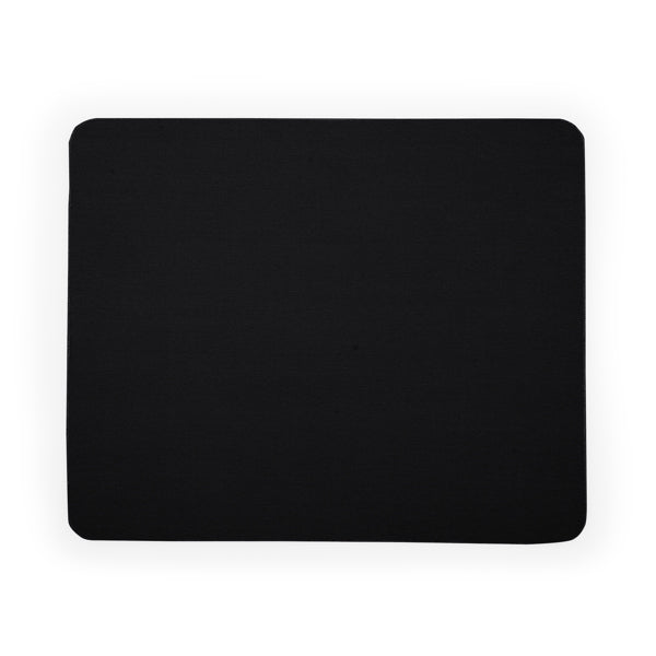 Stamina Sira flat design mouse pad in black, ready for logo printing