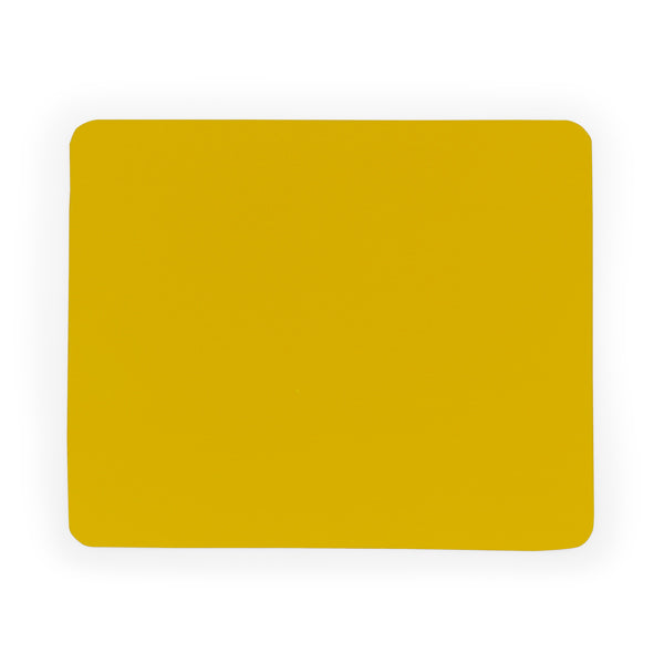Stamina Sira flat design mouse pad in yellow, ready for logo printing