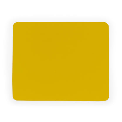 Stamina Sira flat design mouse pad in yellow, ready for logo printing