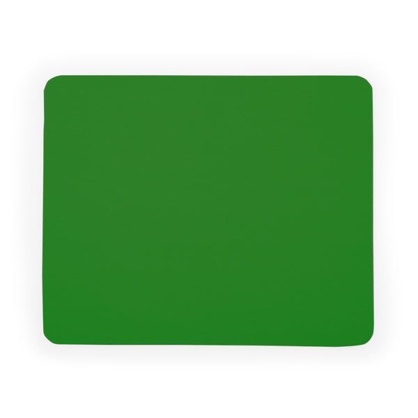 Stamina Sira flat design mouse pad in fern green, ready for logo printing