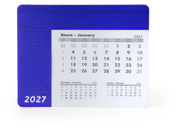 Stamina Serbal rectangular mouse pad in royal blue, ready for logo printing