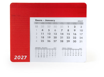 Stamina Serbal rectangular mouse pad in red, ready for logo printing
