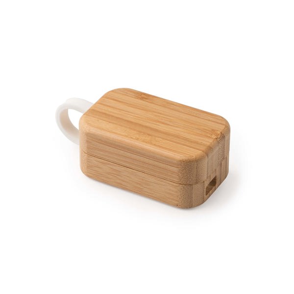 Stamina Blues 5.0 wireless headphones in beige, ready for logo printing