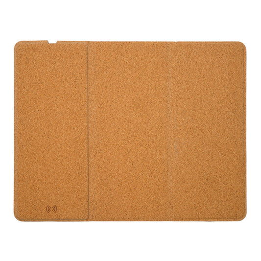 Stamina Alax natural cork mouse pad in beige, ready for laser engraving
