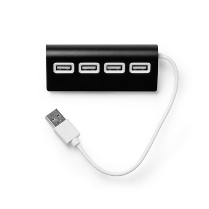 Stamina Plerion aluminium USB flash drive in black, ready for laser engraving