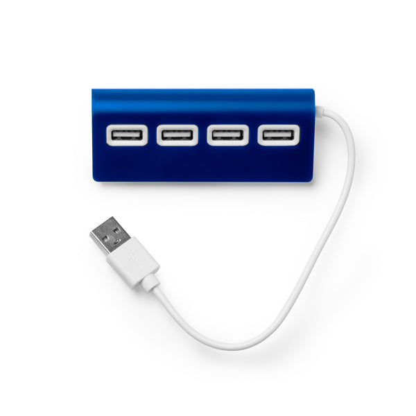 Stamina Plerion aluminium USB flash drive in royal blue, ready for laser engraving