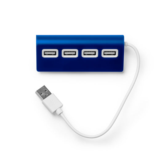 Stamina Plerion aluminium USB flash drive in royal blue, ready for laser engraving