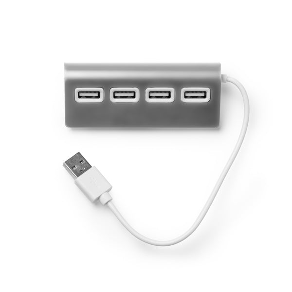 Stamina Plerion aluminium USB flash drive in silver, ready for laser engraving