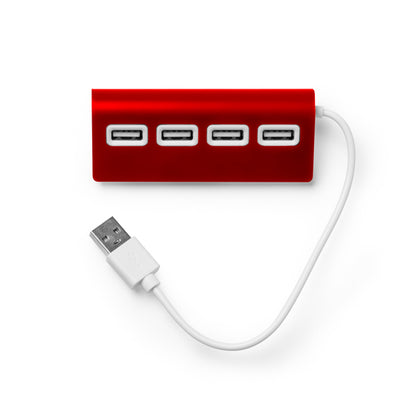 Stamina Plerion aluminium USB flash drive in red, ready for laser engraving
