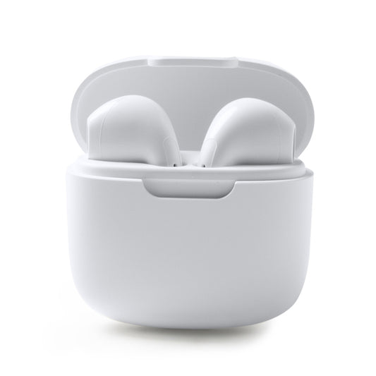 Stamina Costen wireless earbuds in white, ready for logo printing