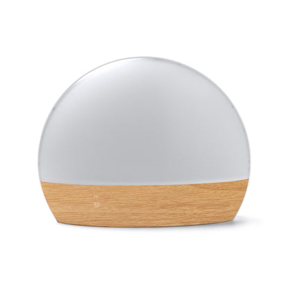 Stamina Namur recycled ABS table clock in beige, ready for logo printing