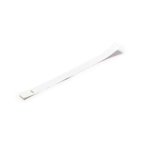 Stamina Drilo synthetic fibre wristband in white, ready for logo printing