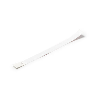 Stamina Drilo synthetic fibre wristband in white, ready for logo printing