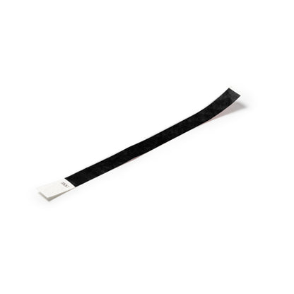 Stamina Drilo synthetic fibre wristband in black, ready for logo printing