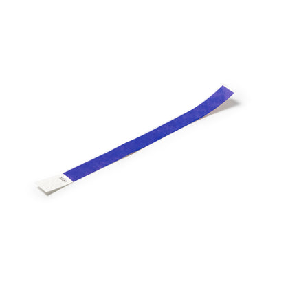 Stamina Drilo synthetic fibre wristband in royal blue, ready for logo printing