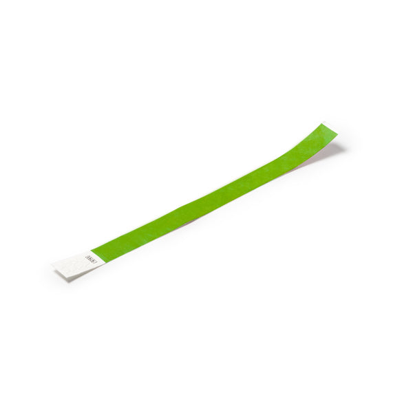 Stamina Drilo synthetic fibre wristband in fern green, ready for logo printing