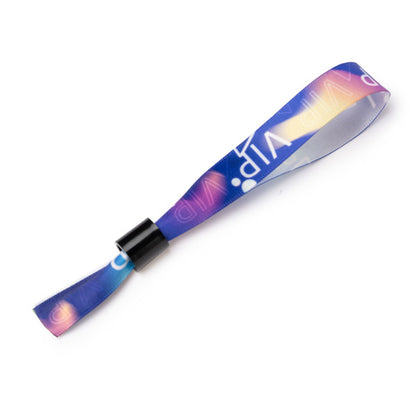 Stamina Spring adjustable polyester wristband, ready for logo printing