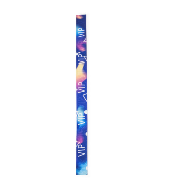 Stamina Paradis polyester wristband in white, ready for logo printing
