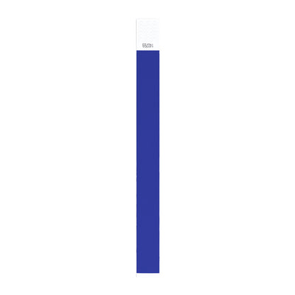 Stamina Party synthetic fibre wristband in royal blue, ready for logo printing
