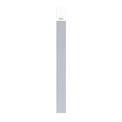 Stamina Party synthetic fibre wristband in light grey, ready for logo printing