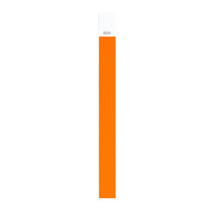 Stamina Party synthetic fibre wristband in orange, ready for logo printing
