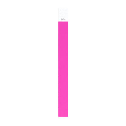 Stamina Party synthetic fibre wristband in fuchsia, ready for logo printing