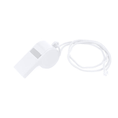 Stamina Carnival plastic whistle in white, ready for logo printing