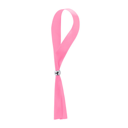 Stamina Fete polyester wristband in light pink, ready for logo printing