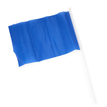 Stamina Celeb 170T polyester () flag in royal blue, ready for logo printing