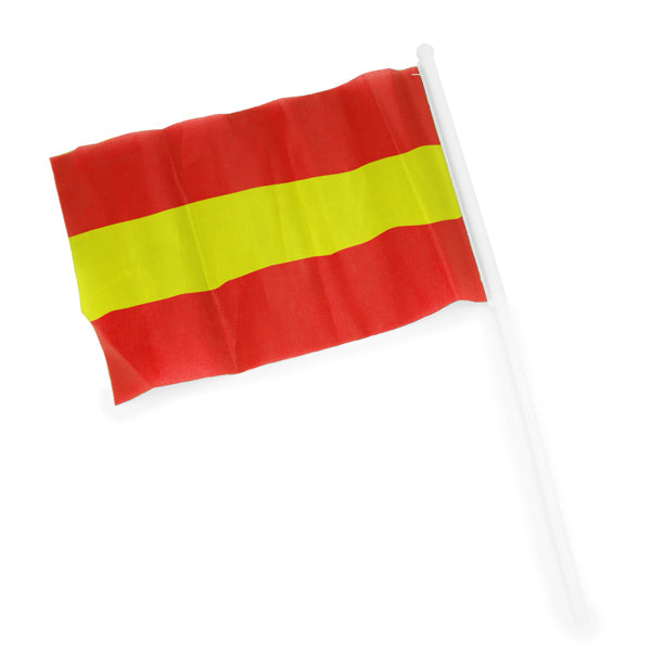 Stamina Celeb 170T polyester () flag in spain, ready for logo printing