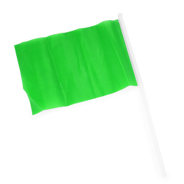 Stamina Celeb 170T polyester () flag in fern green, ready for logo printing