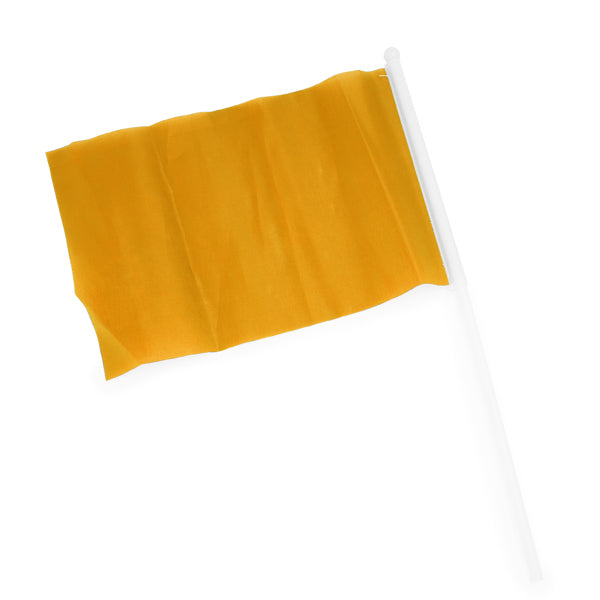 Stamina Celeb 170T polyester () flag in orange, ready for logo printing