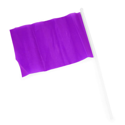 Stamina Celeb 170T polyester () flag in mauve, ready for logo printing
