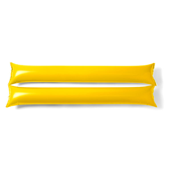 Stamina Jamboree plastic inflatable mat in yellow, ready for logo printing
